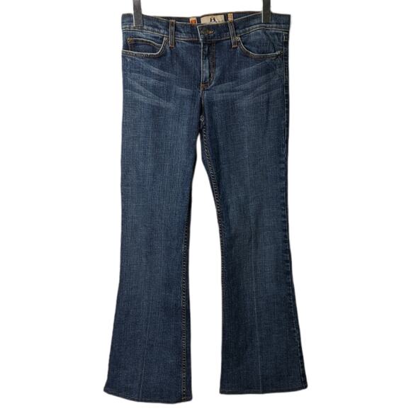 Y2K Juicy Couture Jeans Low Rise Boot Cut Heart Stitching Back Pockets 30 - Picture 1 of 9